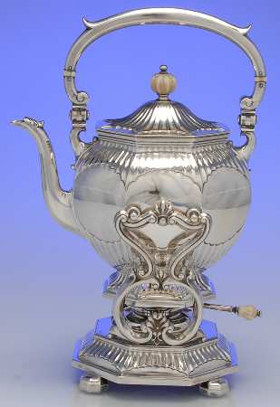 573 (Sterling, Hollowware) Kettle, Stand & Burner
