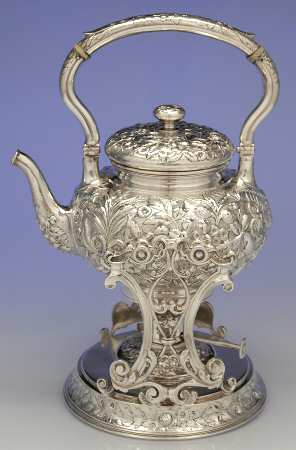104 (Sterling, Hollowware) Kettle, Stand & Burner