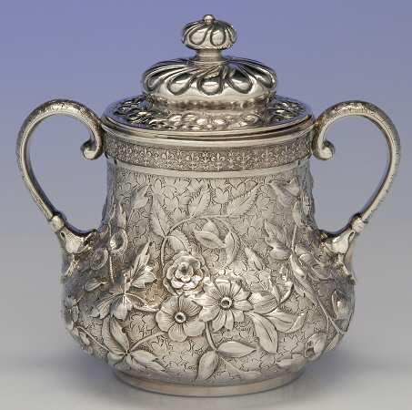 104 (Sterling, Hollowware) Sugar Bowl & Lid