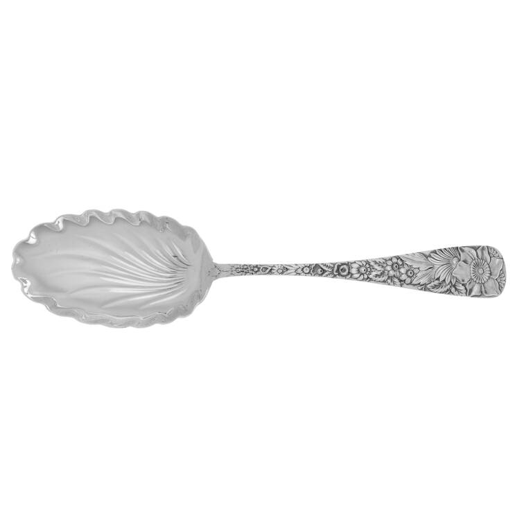 DUS26 (Sterling) Solid Salad Serving Spoon