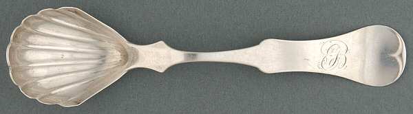 Coin Silver Flatware Sugar Shell Spoon