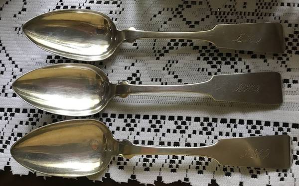 Coin Silver Flatware Teaspoon