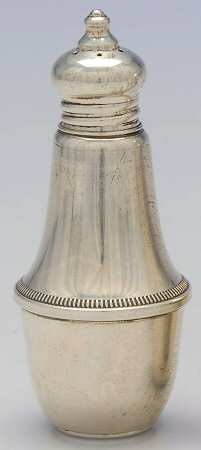 Sterling Hollowware Weighted Pepper Shaker