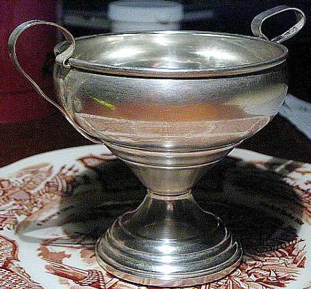 300 (Sterling, Hollowware) Weighted Mini Open Sugar