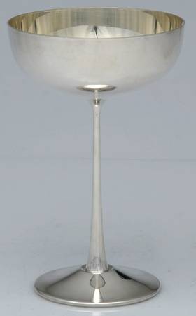 Silverplate Hollowware Tall Silverplate Liquor Cocktail