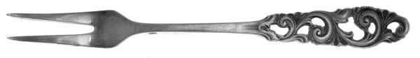 Tele (Sterling) Fork-Pickle/Olive-Short Handle