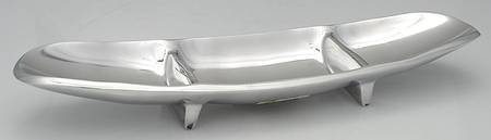 Classic Fjord (Aluminum, Hollowware) 3 Part Canoe Tray