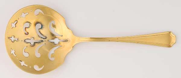 Fairfax-Gold Vermeil (Sterling) Solid Bon Bon Spoon