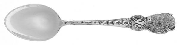 States & Cities Souvenir Spoons(Sterling) New York Demitasse Spoon