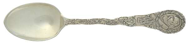 States & Cities Souvenir Spoons(Sterling) Oregon Demitasse Spoon