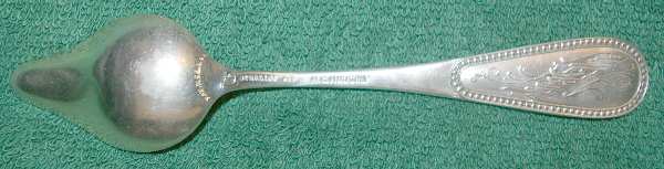 States & Cities Souvenir Spoons(Sterling) Massachusetts Fruit/Orange Spoon