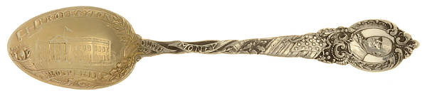 States & Cities Souvenir Spoons(Sterling) Washington DC Demitasse Spoon
