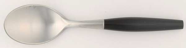 Kongo-Black (Stainless, Satin) Place/Oval Soup Spoon
