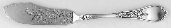 DUS1C (Coin) Flat Handle Bright Cut Master Butter