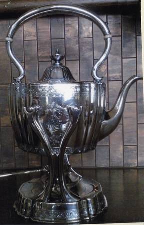 1546 (Sterling, Hollowware) Kettle, Stand & Burner