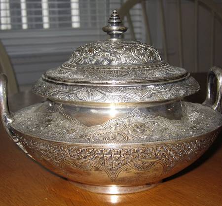 70 (Sterling, Hollowware) Sugar Bowl & Lid