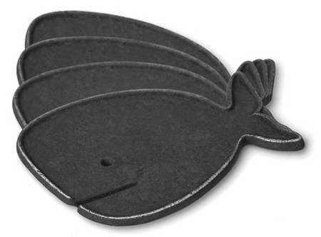 Moby (Aluminum, Hollowware) Coaster - Set of 4