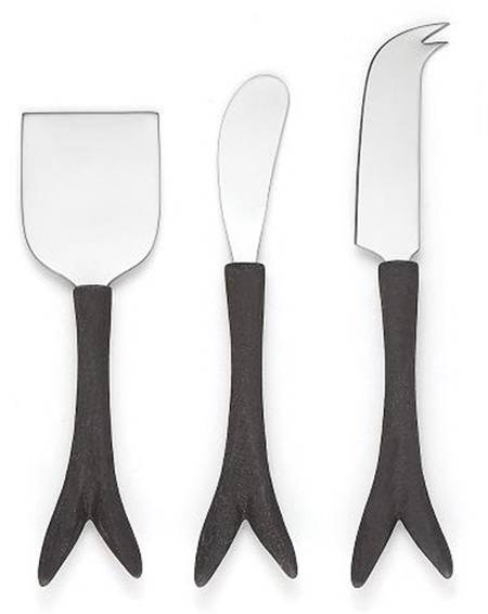 Moby (Aluminum, Hollowware) (3pc) Cheese Set (CHEK, CHESPT & CHEPL)