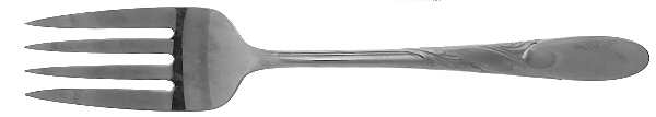 Brooklea (Stainless) Medium Solid Cold Meat Serving Fork