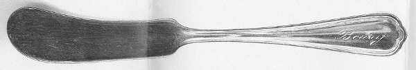 Colonial (Silverplate, 1908) Flat Handle Master Butter Knife