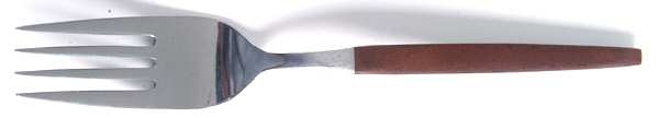Canoe Muffin (Stainless) Large Solid Cold Meat Serving Fork by Ekco Silver