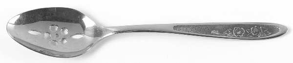 Country Garden (Stainless) Pierced Tablespoon (Serving Spoon)