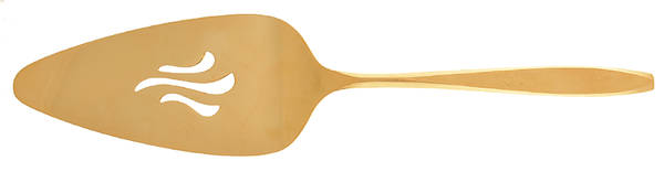 Corsair (Gold Electroplate) Pierced All Stainless Pie Server