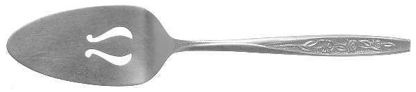 Rose Cotillion (Stainless) Pierced All Stainless Pie Server