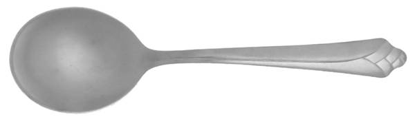 EKS19 (STAINLESS) Round Bowl Soup Spoon (Cream Soup)