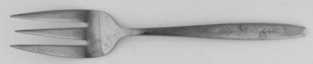 EKS21 (STAINLESS) Medium Solid Cold Meat Serving Fork by Ekco Silver
