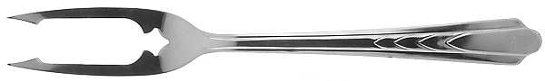 EKS7 (STAINLESS) Small Solid Cold Meat Serving Fork