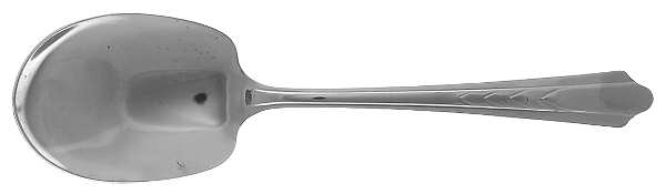 EKS7 (STAINLESS) Solid Smooth Casserole Spoon
