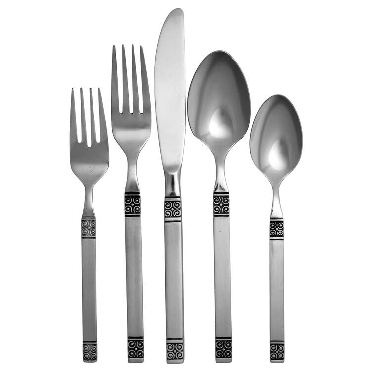 Gemini (Stainless, Scrolls) 5 Piece Place Setting