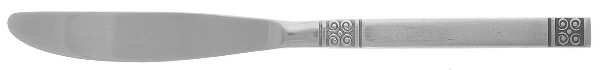 Gemini (Stainless, Scrolls) Modern Solid Knife