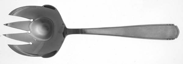 Lady Wilhelmina (Stainless) Solid Salad Serving Fork