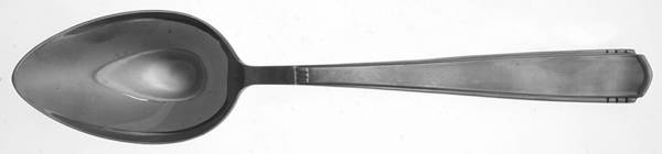 Lady Wilhelmina (Stainless) Large Solid Serving Spoon