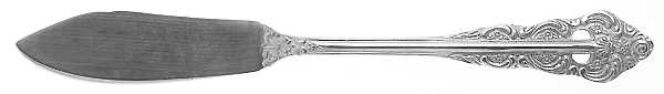 Lillianne (Silverplate) Flat Handle Master Butter Knife