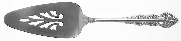Lillianne (Silverplate) Solid Pierced Pie Server
