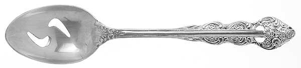 Lillianne (Silverplate) Pierced Tablespoon (Serving Spoon)