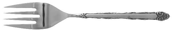 Mary Ellen (Stainless) Medium Solid Cold Meat Serving Fork