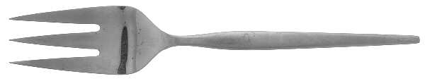 Prince (Stainless) Medium Solid Cold Meat Serving Fork