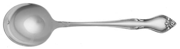 Regal Rose (Stainless) Round Bowl Soup Spoon (Cream Soup)