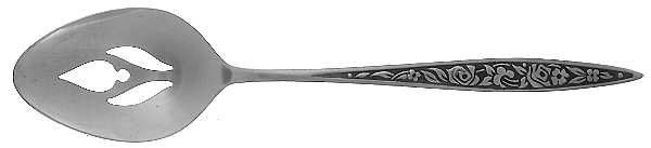 Santiago (Stainless) Pierced Tablespoon (Serving Spoon)