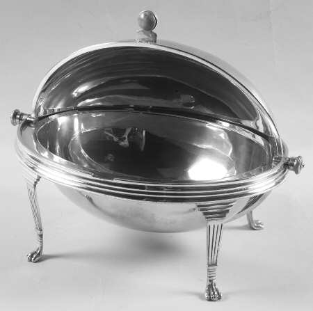 Silverplate Hollowware Plated Oval Covered Vegetable Bowl