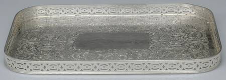 Silverplate Hollowware 11" Dresser Tray