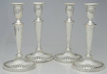 Silverplate Hollowware Candlestick - Set of 4