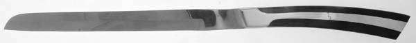 ELD2-BLACK (STAINLESS) Bread Knife with Stainless Blade