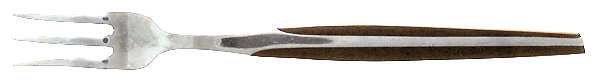 ELD2-BLACK (STAINLESS) Cocktail/Seafood Fork