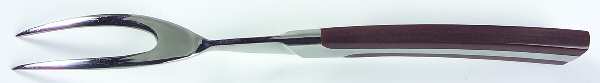 ELD2-BROWN (STAINLESS) Large Stainless-Prong Roast Carving Fork