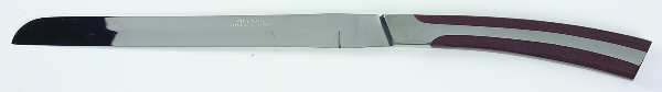 ELD2-BROWN (STAINLESS) Ham Slicer Knife, Solid Piece